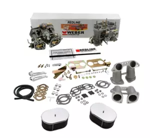 Weber Carburetor Kit VW Bug & Type 1 Dual 40 IDF - Tuned for VW Air Cooled - Foto 1 di 1