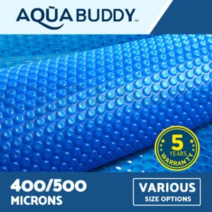 Aqua Buddy Pool Cover 500/400 Micron Solar Blanket Swimming Pool Covers Outdoor - Picture 1 of 16