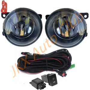 Clear LED Fog Lights Driving Lamps Cable Switch Kit For Jeep Renegade 2015-2018 - Bild 1 von 10