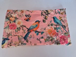 Oriental Bird & Flowers Vintage Style Decorator Home Pillow Cushion Covers X 2 - Picture 1 of 4