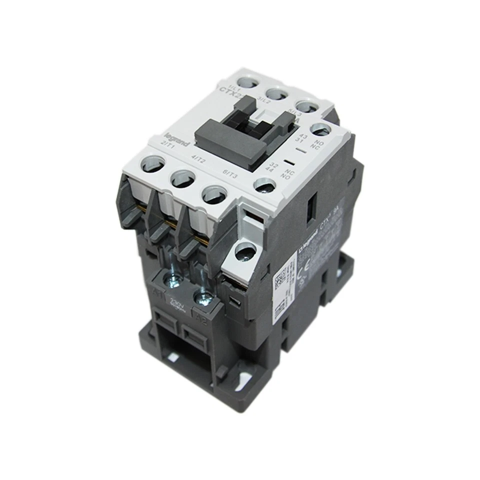 CTX3 3P 9A 1NO1NC 230V AC Contactor: 3 Pole NO x3 Auxiliary Contactors: NO+NC... - Image 1 of 1
