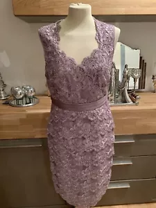 Jacques Vert Kleid Spitze lila Gr. 40 NEU MOB Mutter der Braut Hochzeit festlich - Bild 1 von 16