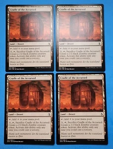 4x Cradle of the Accursed Amonkhet 2017 Mtg Magic Card Colorless Land Mana 241 - Picture 1 of 4