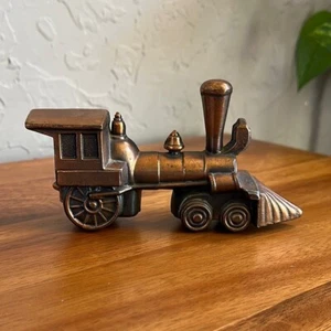 Vintage Copper Train Figurine trinket - Picture 1 of 5