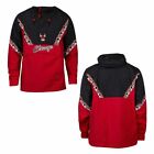 Mitchell & Ness Chciago Bulls Team Black Red Mens Anorak Jacket Hfzpmg18020 Cbus