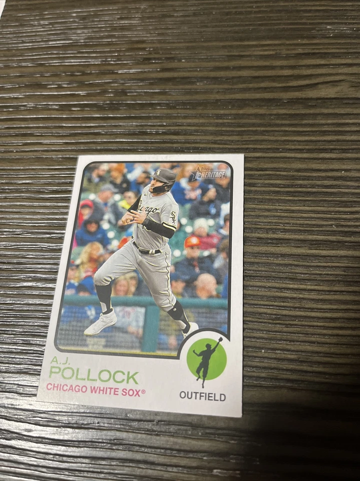 2022 Topps Heritage High Number AJ Pollock #611 Chicago White Sox - Image 1 of 1