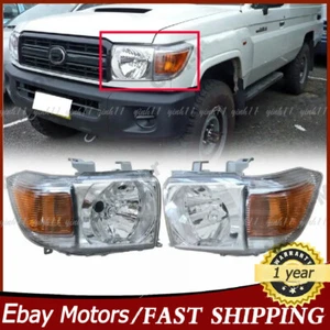 Par de faros diestros y diestros para Toyota Landcruiser serie VDJ70/76/78/79 2007-ON - Imagen 1 de 6