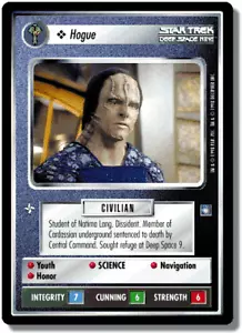 Star Trek CCG Deep Space Nine UNCOMMON Hogue Personnel - Bild 1 von 1