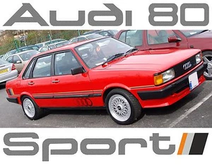 AUDI 80 SPORT FULL GRAPHICS / DECAL  KIT - Picture 1 of 2