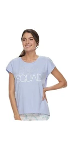 APT. 9 INTIMATES BRIDE SQUAD LOGO SLEEVELESS T SHIRT LAVANDER SIZE LARGE NWT - Picture 1 of 9