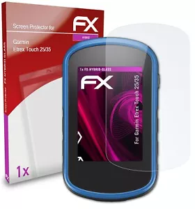 atFoliX Pellicola Vetro per Garmin Etrex Touch 25/35 9H Armatura di protezione - Foto 1 di 5