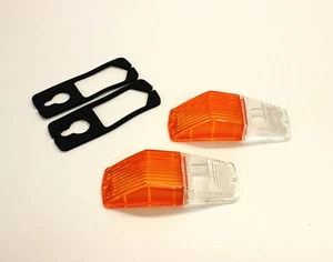 SET LUCAS FRONTBLINKER & SEITENLEUCHTENGLÄSER TRIUMPH SPITFIRE MK3,MIV & 1500 - Bild 1 von 1