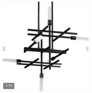 Quadrant LED 26 inch Matte Black Chandelier Ceiling Light, Progress... - Picture 1 of 6