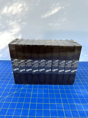 Paquete de 10 estuches de casete de video VHS Glory de colección nuevos + almacenamiento beta marrón total  Foto 1 de 4