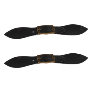 2pcs Leather Toggle Closure Decorative Button Coat Jacket Duffle DIY Sewing - Picture 1 of 12