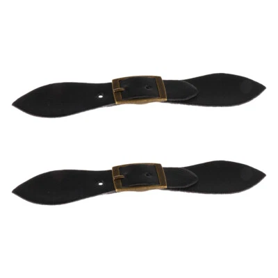 2pcs Leather Toggle Closure Decorative Button Coat Jacket Duffle DIY Sewing - Image 1 of 4