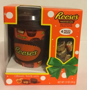 Reece’s Ceramic Travel Mug With Silicone Band & Lid  - Picture 1 of 6