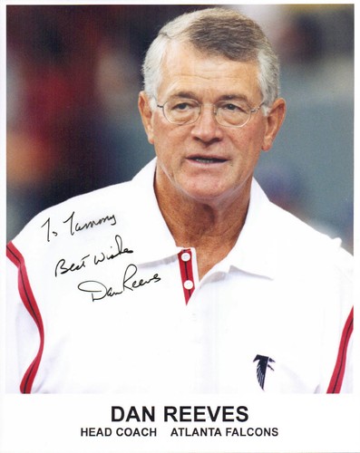 DAN REEVES - Football Player & Coach - Dallas Cowboys / Falcons ...