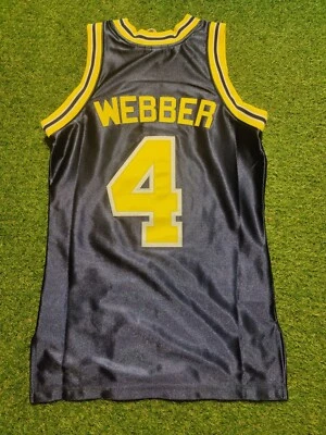 Camiseta Mitchell & Ness Michigan Wolverines Chris Webber pequeña nueva con etiquetas precio de venta sugerido por el fabricante 300 USD Foto 1 de 4
