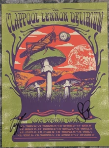 CLAYPOOL LENNON DELIRIUM DETROIT 2019 CONCERT POSTER SIGNED POSTER - Picture 1 of 8