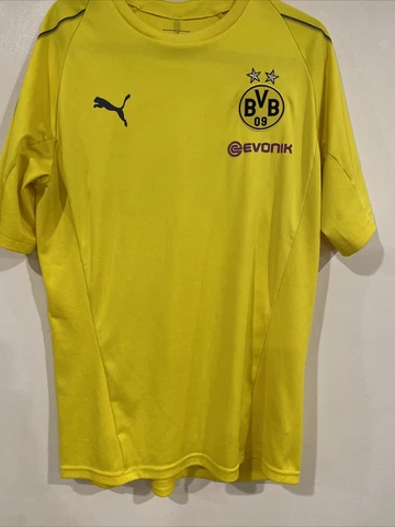 PUMA BVB BORUSSIA DORTMUND STADIUM HOME JERSEY MENS SIZE Large Cover