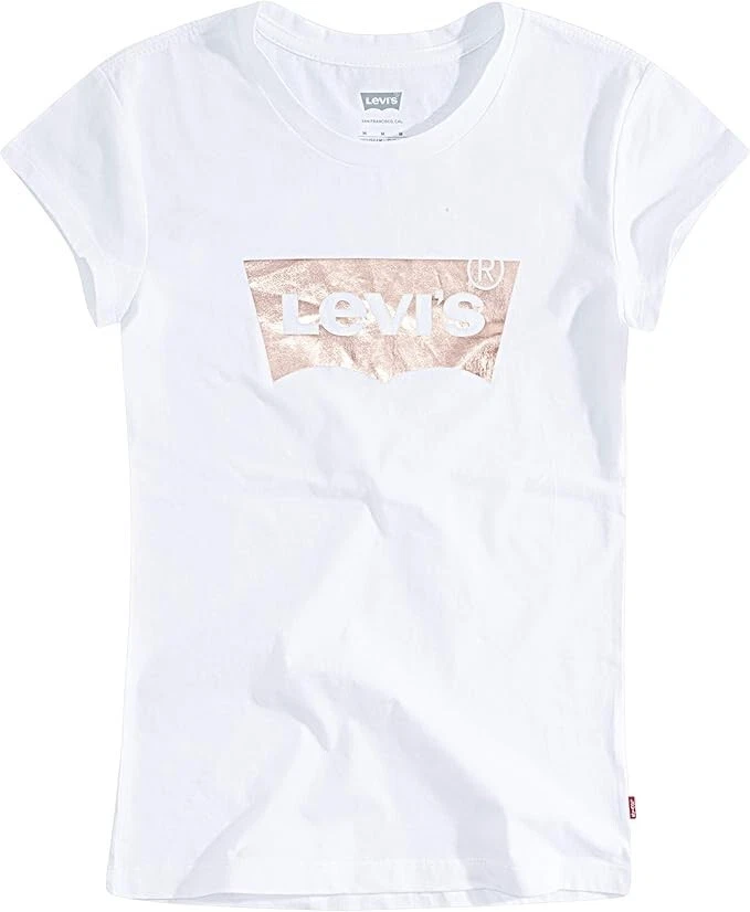 Camiseta de algodón con alas de murciélago adornada Levi's para niñas pequeñas (315984) D1 (A630T) Foto 1 de 1