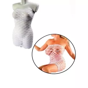 Minirock Transparent Mini Kleid Reizwäsche Dessous Eng Kurz Rock Weiß Strech - Bild 1 von 1