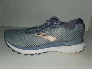 Brooks Womens Adrenaline GTS 20 1202961D073 Grey Running Shoes Lace Up Size 10.5 - Picture 1 of 6