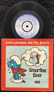 Vater Abraham und die Schlümpfe - Schlumpfbier 7" Vinyl 1979 GETESTET SEHR GUTER ZUSTAND + VIDEO - Bild 1 von 7