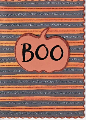 TARJETA PAPYRUS HALLOWEEN NIP PRECIO DE VENTA SUGERIDO POR EL FABRICANTE $5.95 BOO CARD (D1) Foto 1 de 2