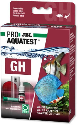 JBL PROAQUATEST GH Gesamthärte Tröpchen Schnelltest-SET Süßwasser Aquarium Teich - Bild 1 von 3