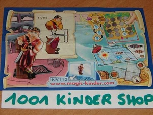 KINDER NV112 NV 112 MONSTERS & PIRATES - BPZ NEUTRAL - Photo 1/1