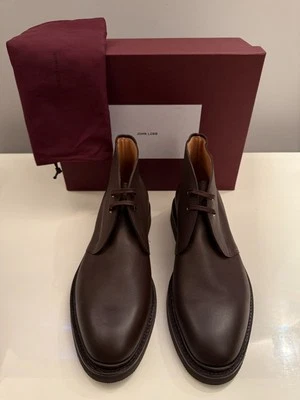 JOHN LOBB Hackney Grain Leather Chukka Desert Boots Mens Brown UK 11 EU 45 £1390 - Image 1 of 4