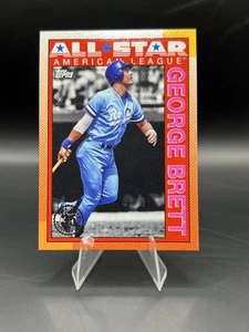 2025 Topps Series 2 George Brett Pink Parallel 1990 All Star Insert Royals - Picture 1 of 3
