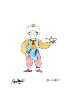 Mr Benn original watercolour painting by David McKee & Signed Ray Brooks 4 - Picture 1 of 1