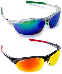 XX2i France1 Semi-Rimless Sport Wrap Sunglasses - XXF02FRANCE1 - Made in Taiwan - Picture 1 of 5