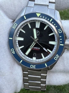 Zelos SWORDFISH 42MM 300m Diver NH35 schwarz mit blauer Lünette - Bild 1 von 12