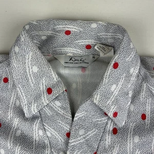 Dache’ Vintage 70s Butterfly Collar Polo Shirt Sz Medium Disco Saturday Fever - Picture 1 of 6