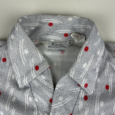 Dache’ Vintage 70s Butterfly Collar Polo Shirt Sz Medium Disco Saturday Fever - Image 1 of 4