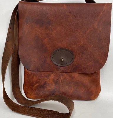 BOLSO HAVERSACK ENCERADO RUSHMORE CUERO CARGADOR BOZAL POSIBLE HECHO EN EE. UU. ENVÍO GRATUITO Foto 1 de 3