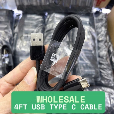 Wholesale 4FT USB Type C Fast Charging Cable For Galaxy S8 S9 S10 Plus Note 8 9 — 第 1/4 张图片