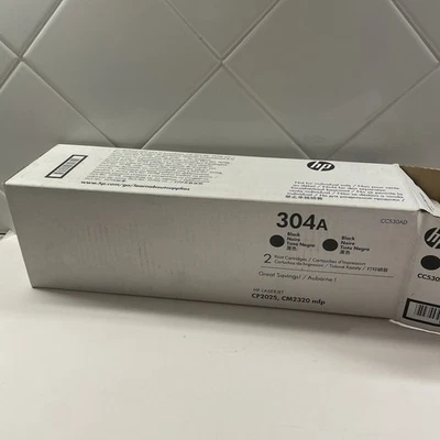 HP 304A (CC530AD) Genuine Black Toner Cartridge  Color LaserJet CP2025, CM2320 - Image 1 of 4