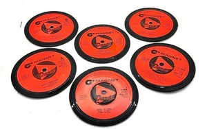 Dartpfeile, hochwertige handgefertigte Vinyl Schallplatte Untersetzer, Retro Musik, 6er Set - Bild 1 von 5