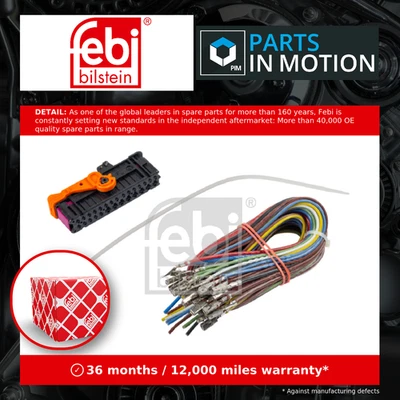 Door Cable Repair Set fits SKODA YETI 5L 09 to 17 Harness Wiring Loom Febi New - Image 1 of 4