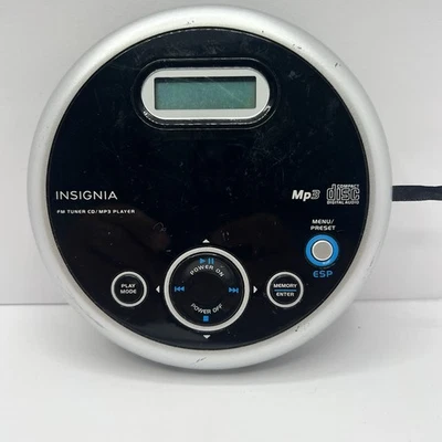 Insignia NS-P5113 портативный проигрыватель компакт-дисков CD MP3-плеер FM-тюнер протестирован - Изображение 1 из 4