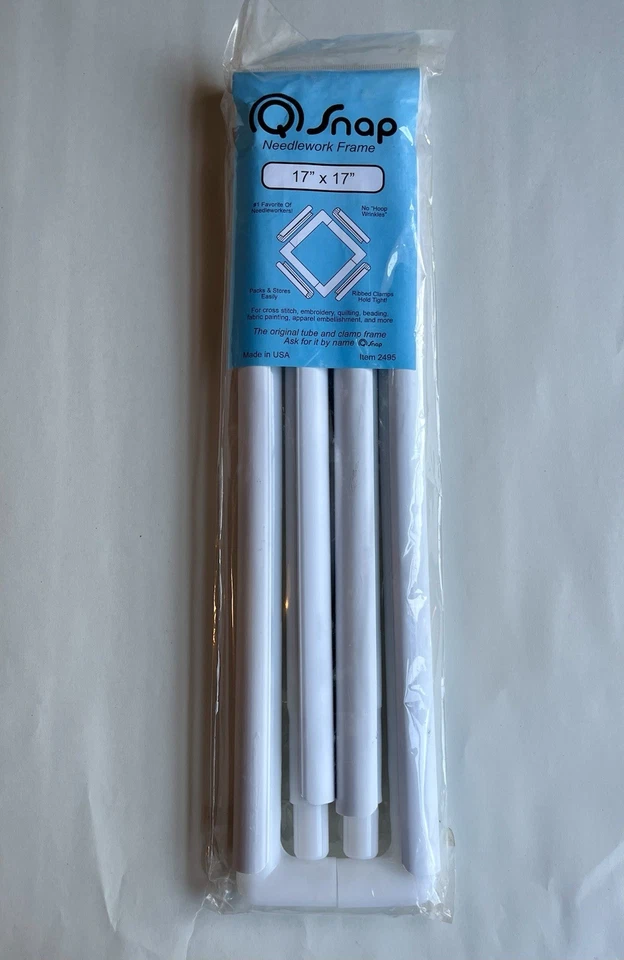 Q-Snap Needlework Tube Square & Clamp Frame NIB 17 X 17 Item #2495 - Image 1 of 4