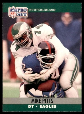 1990 Pro Set - Mike Pitts #611 - Image 1 of 2