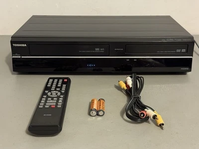 Toshiba DVR620KU HDMI Combo VHS DVD Player Recorder With Remote & Cables TESTED - Image 1 of 4