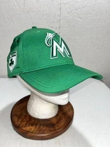 NUOVO cappello Miami Marlins St Patricks Day 2018 Shamrock New Era 59Fifty Flex Fit M/L - Foto 1 di 8