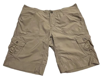 Mountain Hardwear грузовые шорты женщин 8 коричневый нейлон поход восхождение Gorpcore на открытом воздухе - Изображение 1 из 4